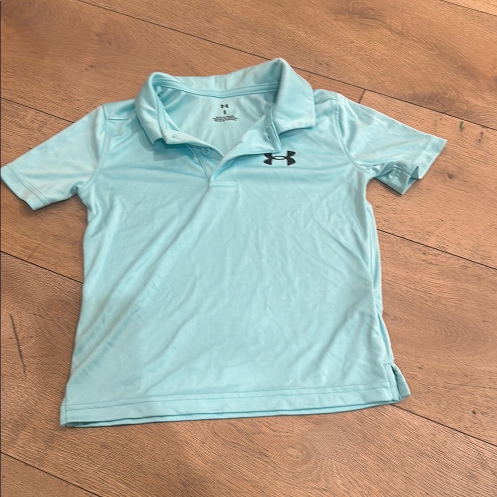 Under Armour Kids Light Blue Polo Shirt